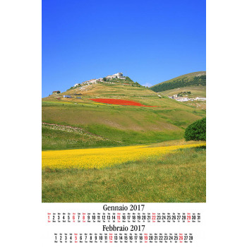 Calendario da appendere 6 pagine 2018