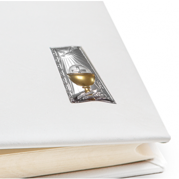 album con inserto in argento comunione