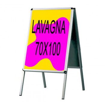 Lavagna a cavalletto bifacciale