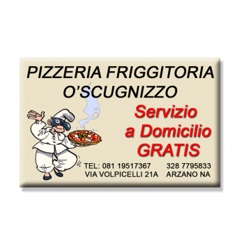 stampa calamita personalizzata orizzontale