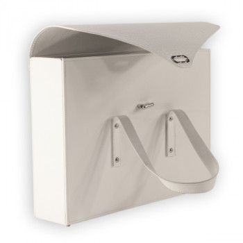 Borsello serie argento ecopelle 30x40