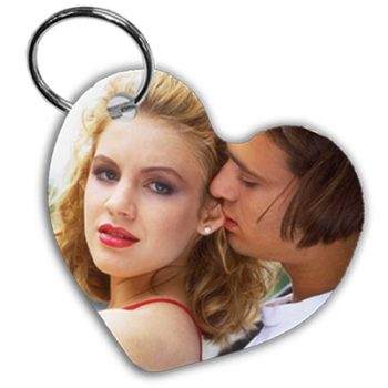 Portachiavi in PVC a cuore