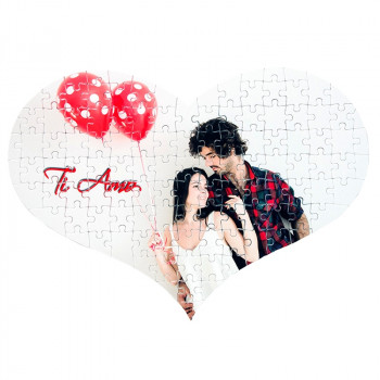 foto puzzle a 3 personalizzato, fidanzati, love,regalo san valentino