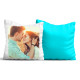Cuscino Quadrato Personalizzato Azzurro 