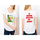 Stampa su t-shirt personalizzata donna