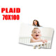 Plaid 70x100, copertina baby
